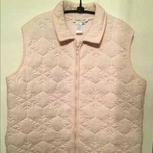Coldwater Creek Women's Quilted Vest - Cream